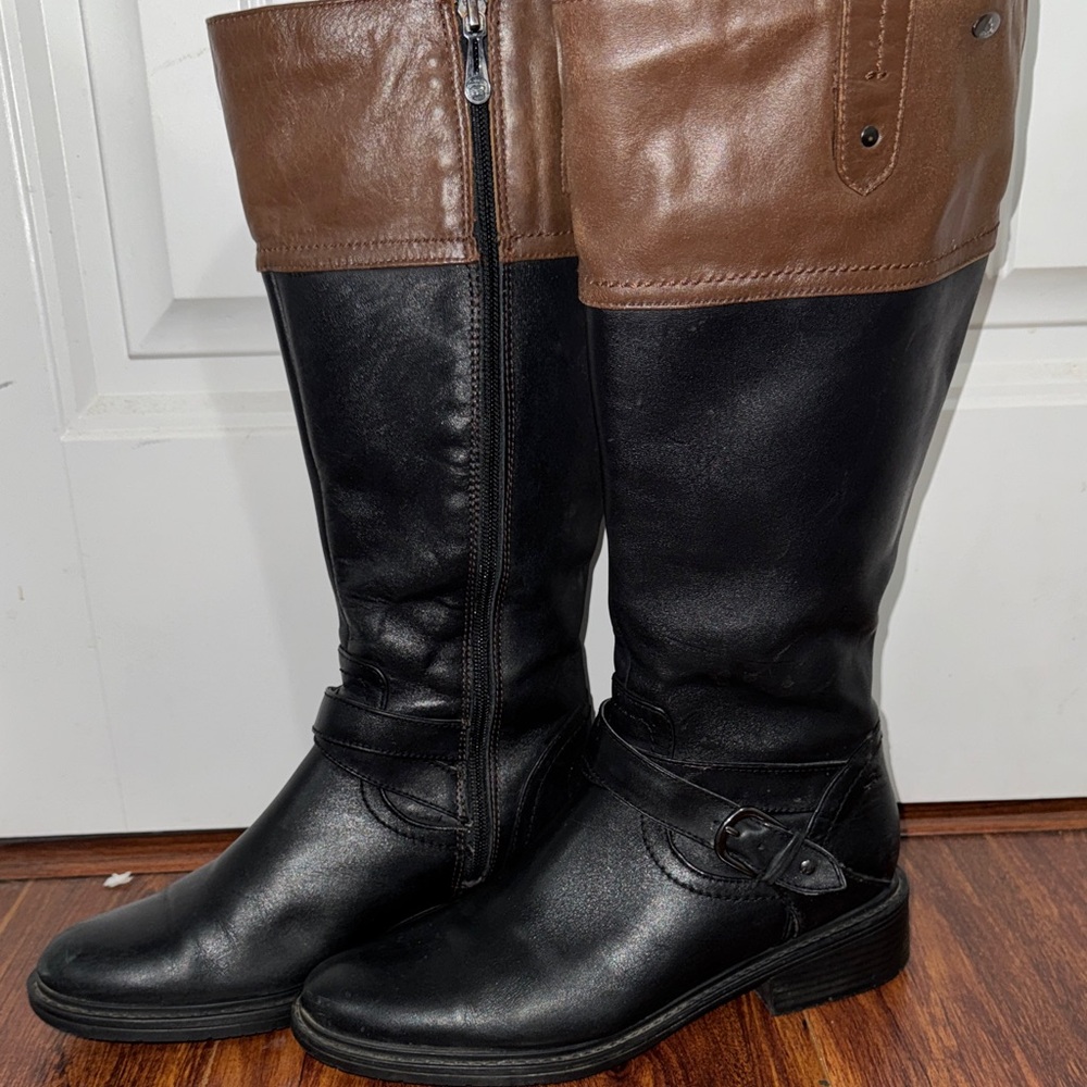 Denver Hayes Stylish water proof Black and Brown Women's Boots